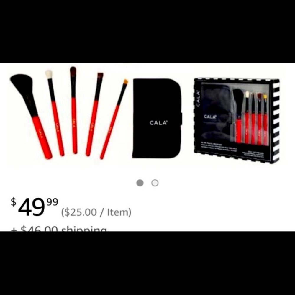 49 - NEW - CALA DELUX Travel Brush Set